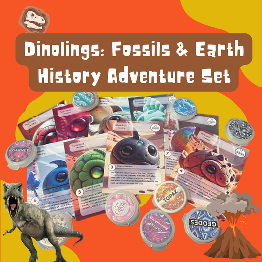 Dinolings: The Case of the Lost Fossil - Fossils and Earth History Adventure Pack