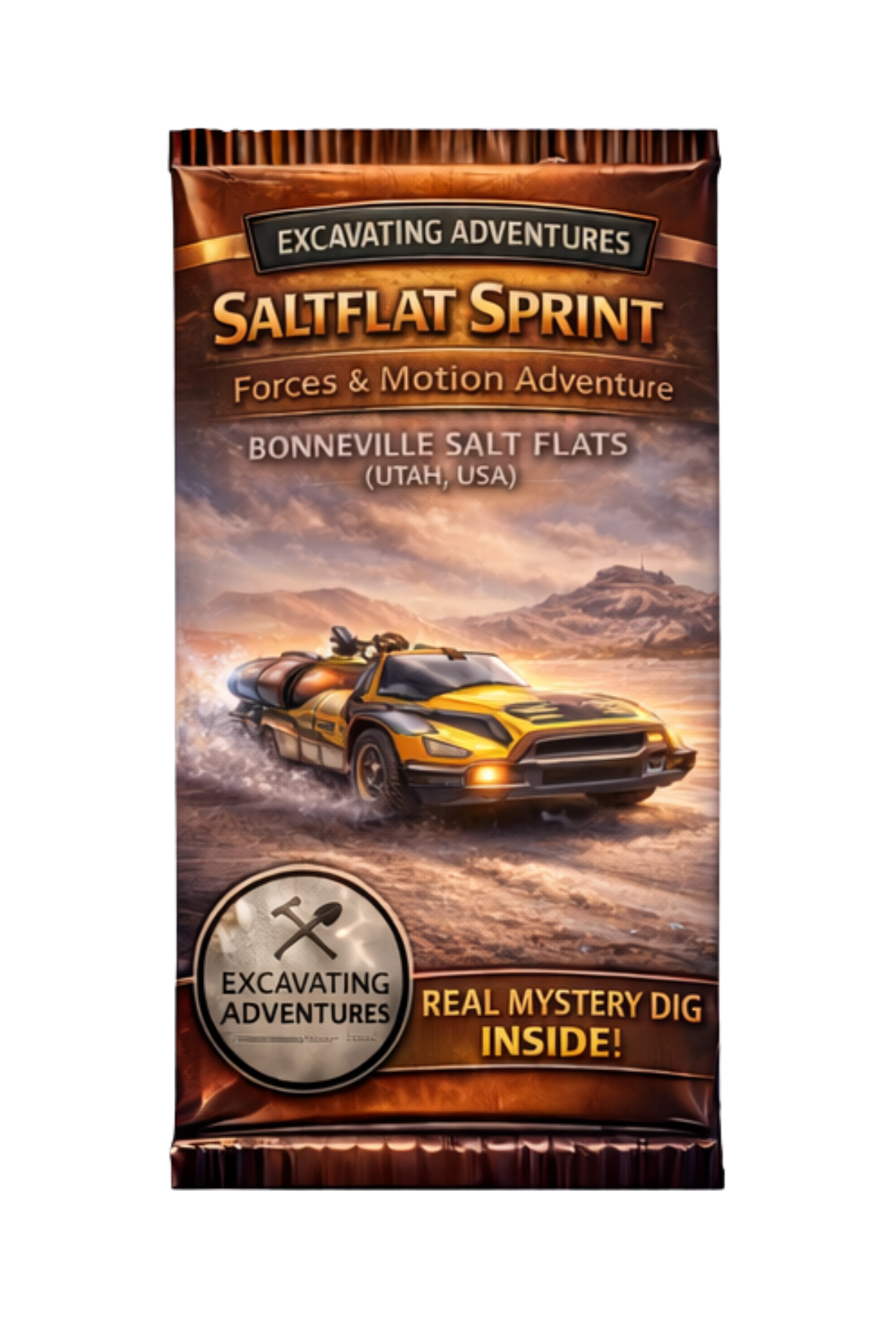 Saltflat Sprint – Forces & Motion Adventure – Bonneville Salt Flats (Utah, USA)