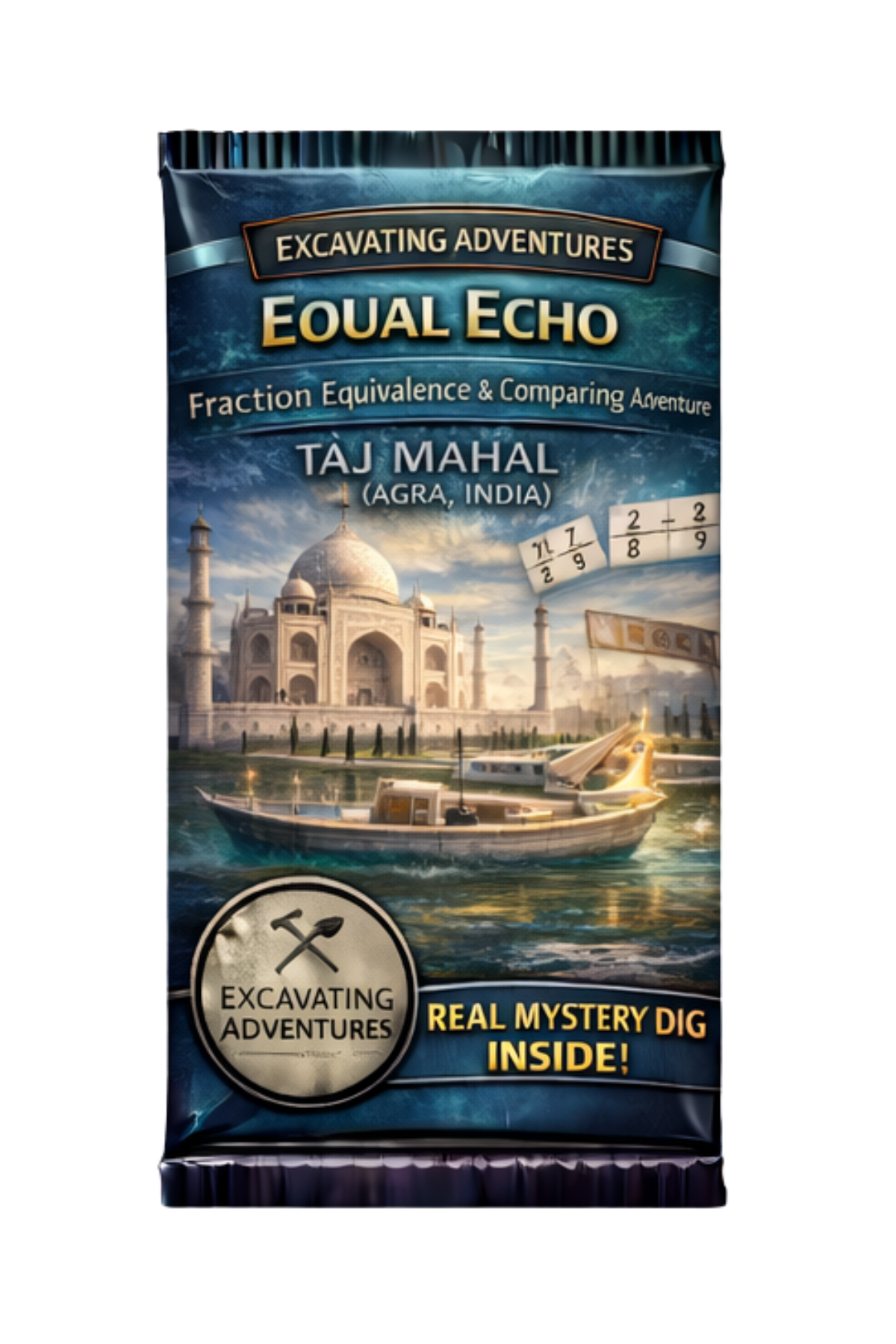 Equal Echo – Fraction Equivalence & Comparing Adventure – Taj Mahal (India)
