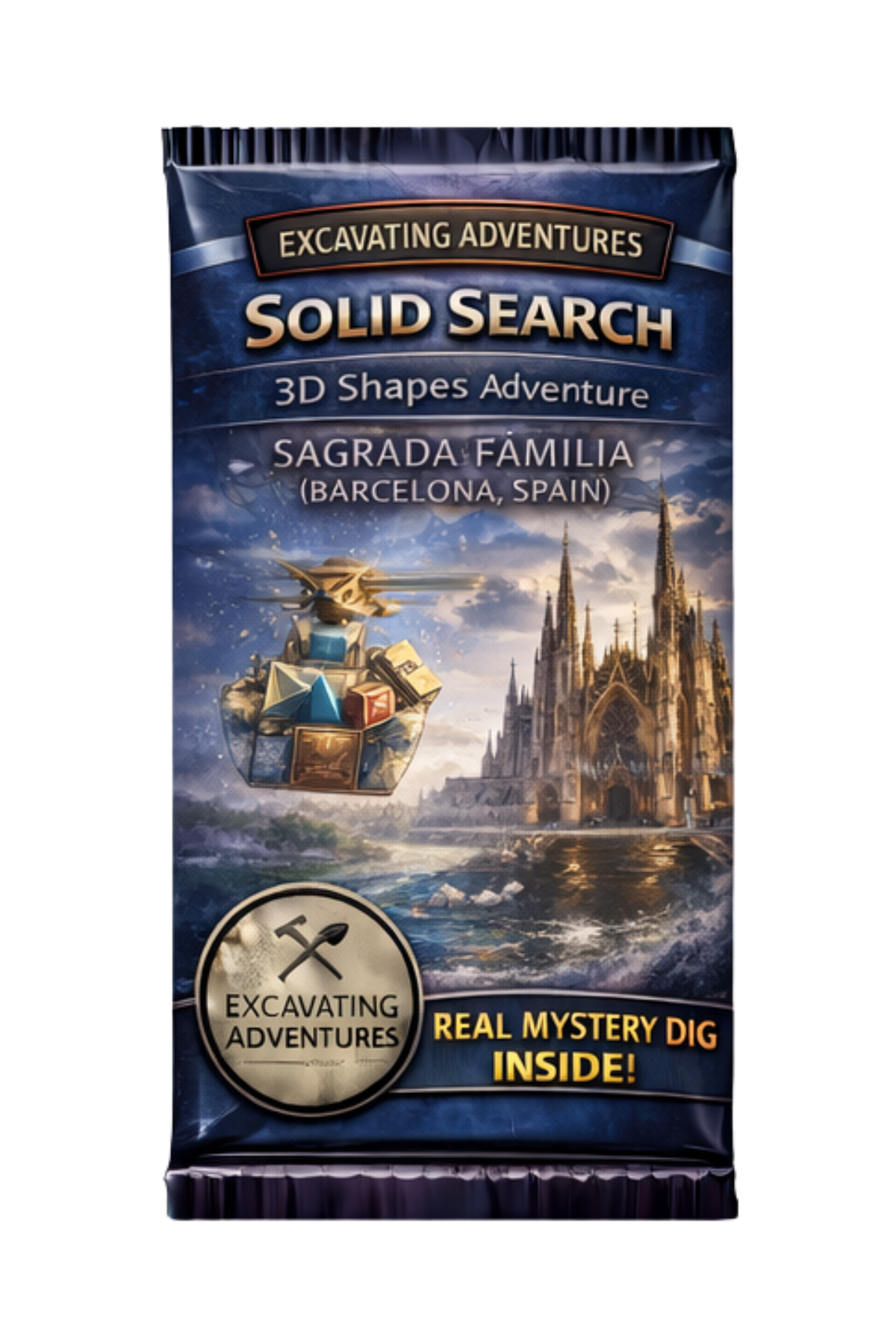 Solid Search – Geometry: 3D Shapes Adventure – Sagrada Família (Spain)