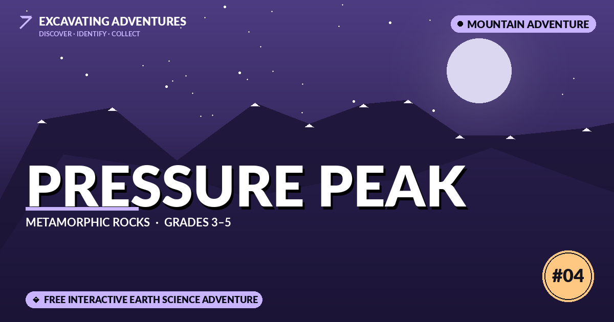 Pressure Peak: Metamorphic Rocks Adventure