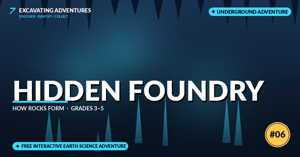 Hidden Foundry: How Rocks Form Adventure