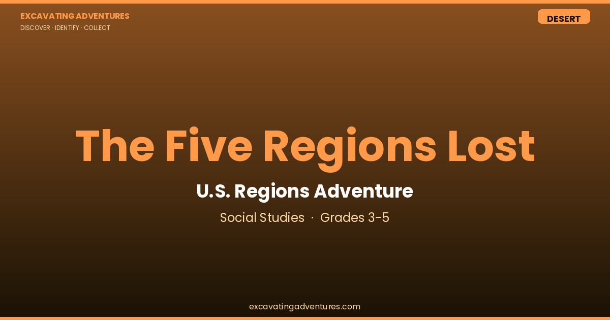 The Five Regions Lost: U.S. Regions Adventure