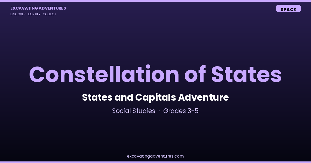 Constellation of States: States and Capitals Adventure
