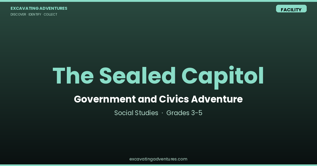 The Sealed Capitol: Government and Civics Adventure