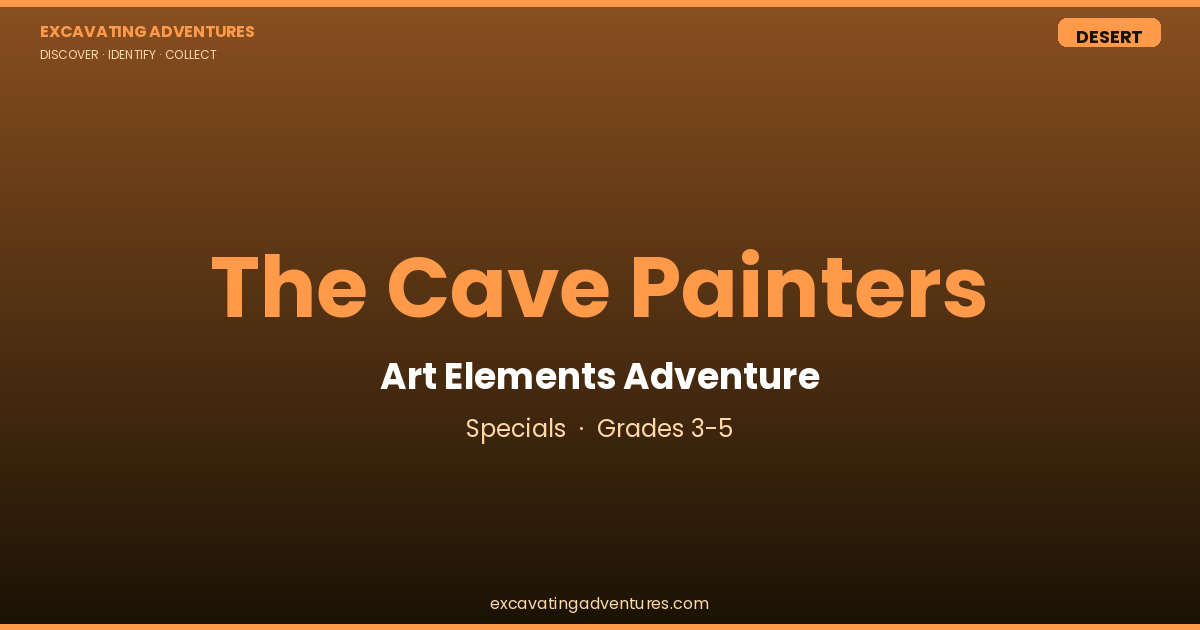 The Cave Painters: Art Elements Adventure