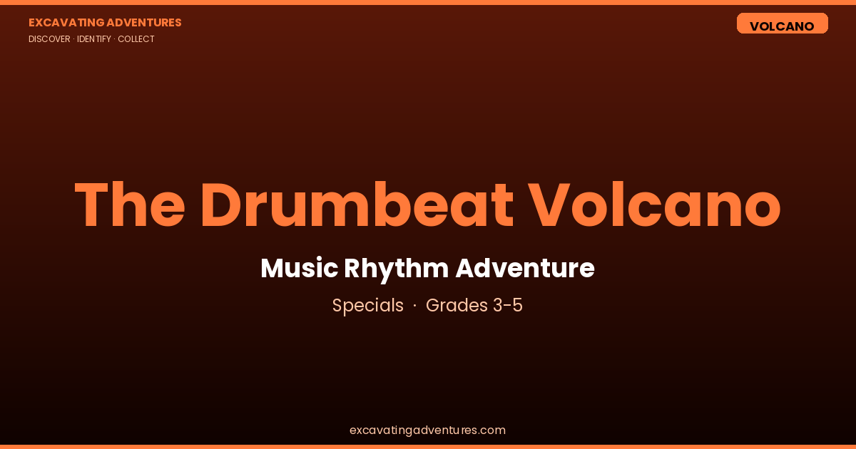The Drumbeat Volcano: Music Rhythm Adventure