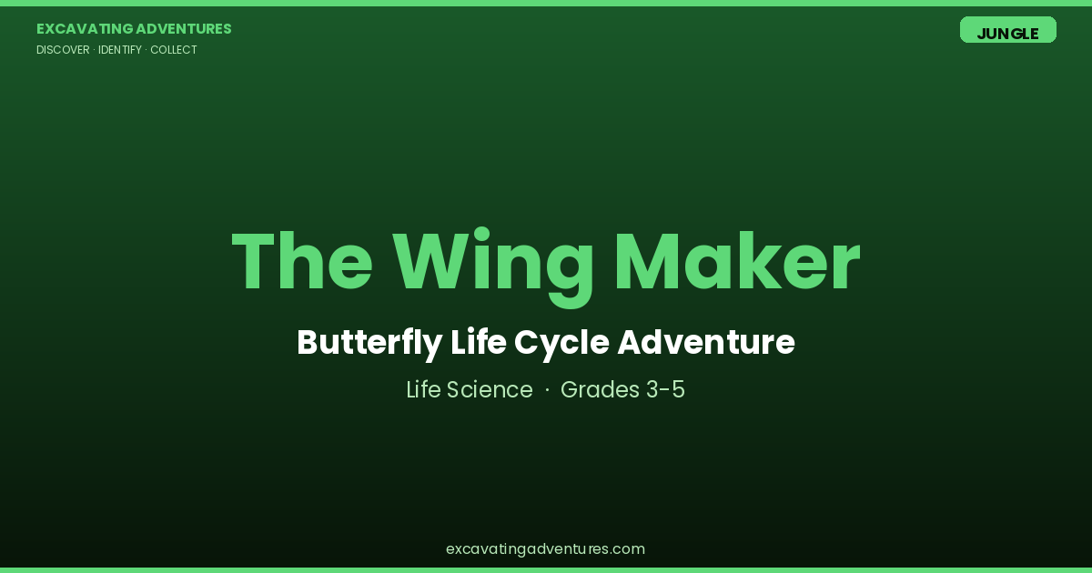 The Wing Maker: Butterfly Life Cycle Adventure