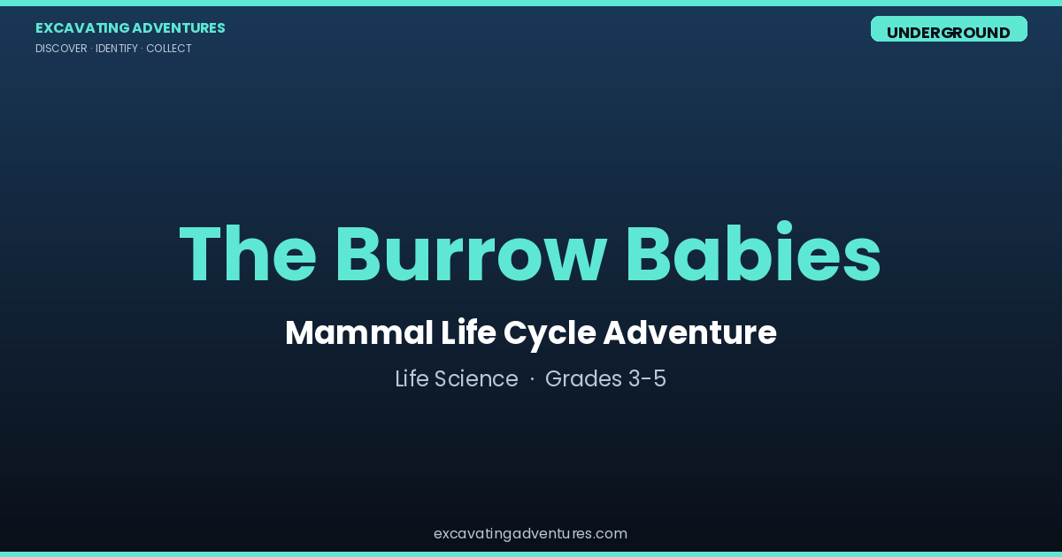 The Burrow Babies: Mammal Life Cycle Adventure