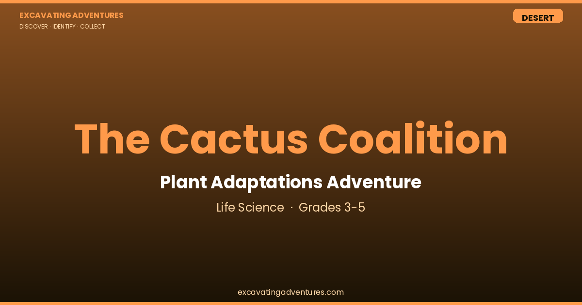 The Cactus Coalition: Plant Adaptations Adventure