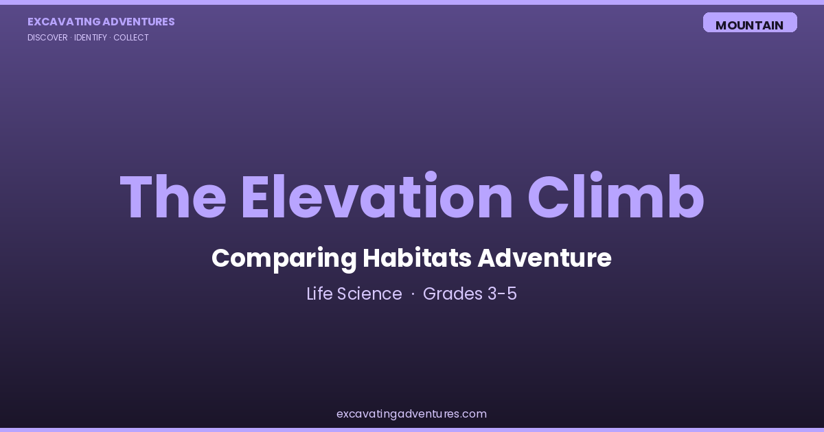 The Elevation Climb: Comparing Habitats Adventure