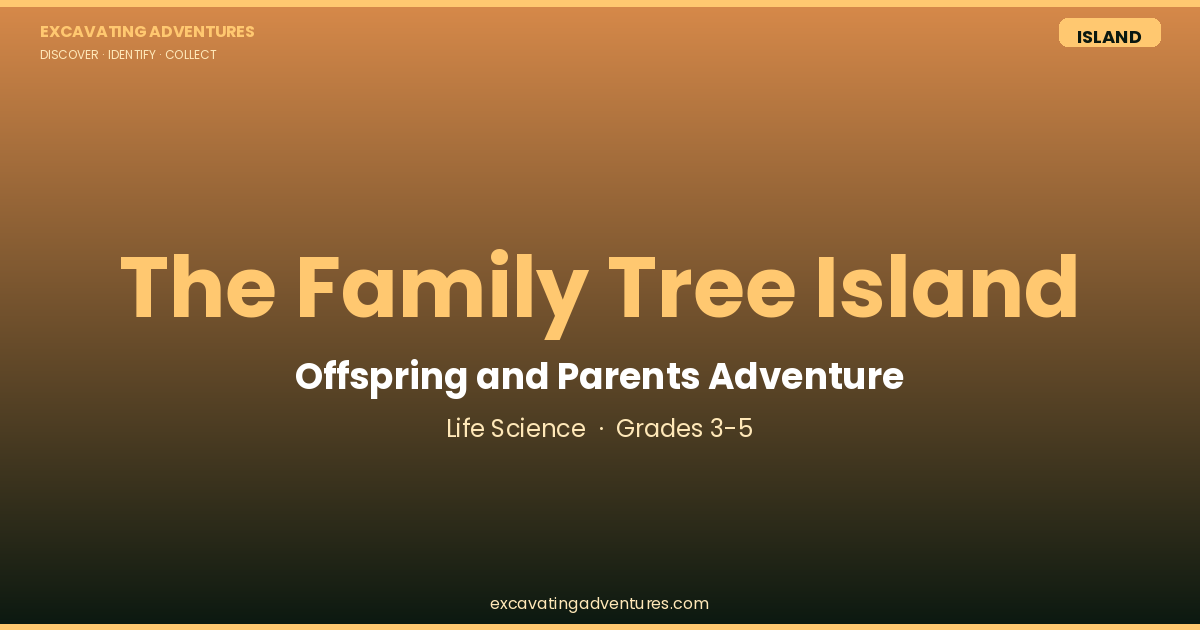 The Family Tree Island: Offspring and Parents Adventure