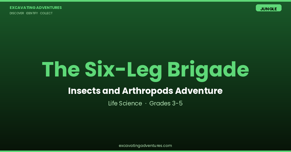 The Six-Leg Brigade: Insects and Arthropods Adventure