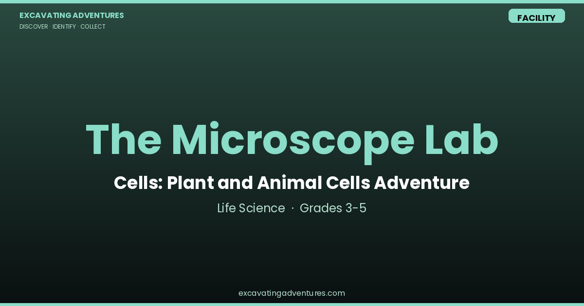 The Microscope Lab: Plant and Animal Cells Adventure