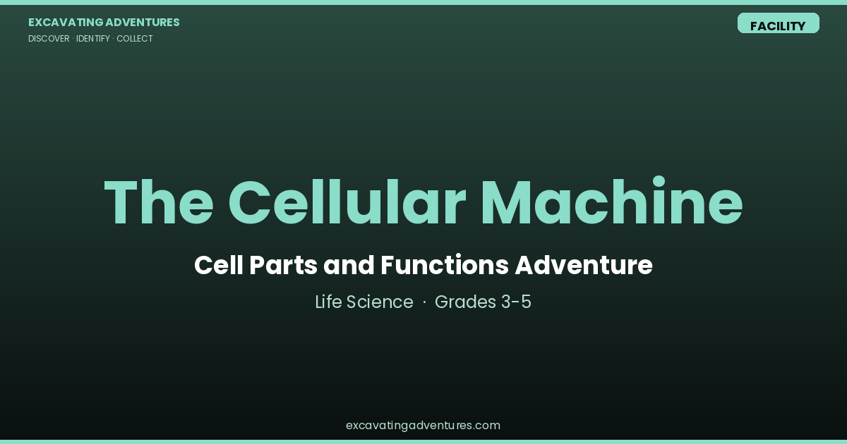 The Cellular Machine: Cell Parts and Functions Adventure