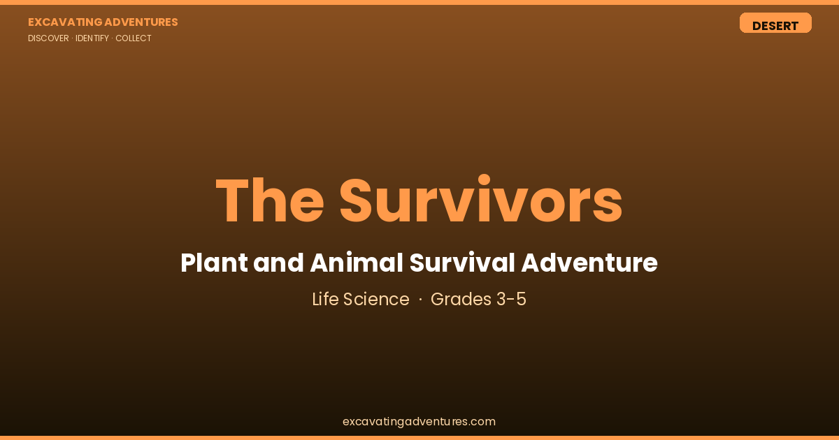 The Survivors: Plant and Animal Survival Adventure