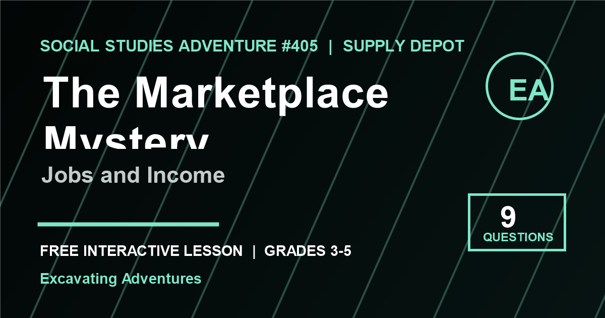 The Marketplace Mystery: Jobs and Income Adventure