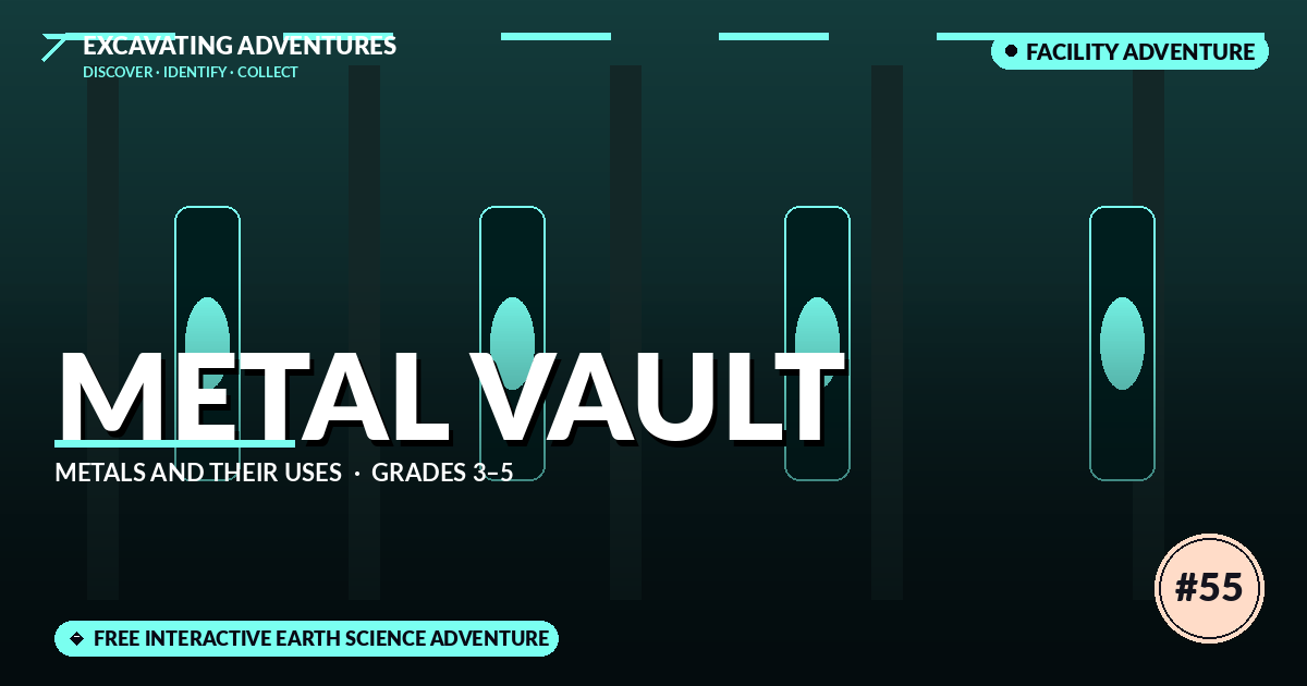 Metal Vault: Metals and Their Uses Adventure