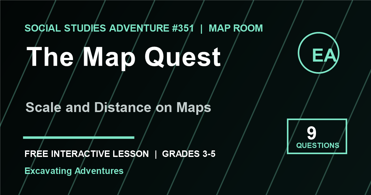 The Map Quest: Scale and Distance on Maps Adventure