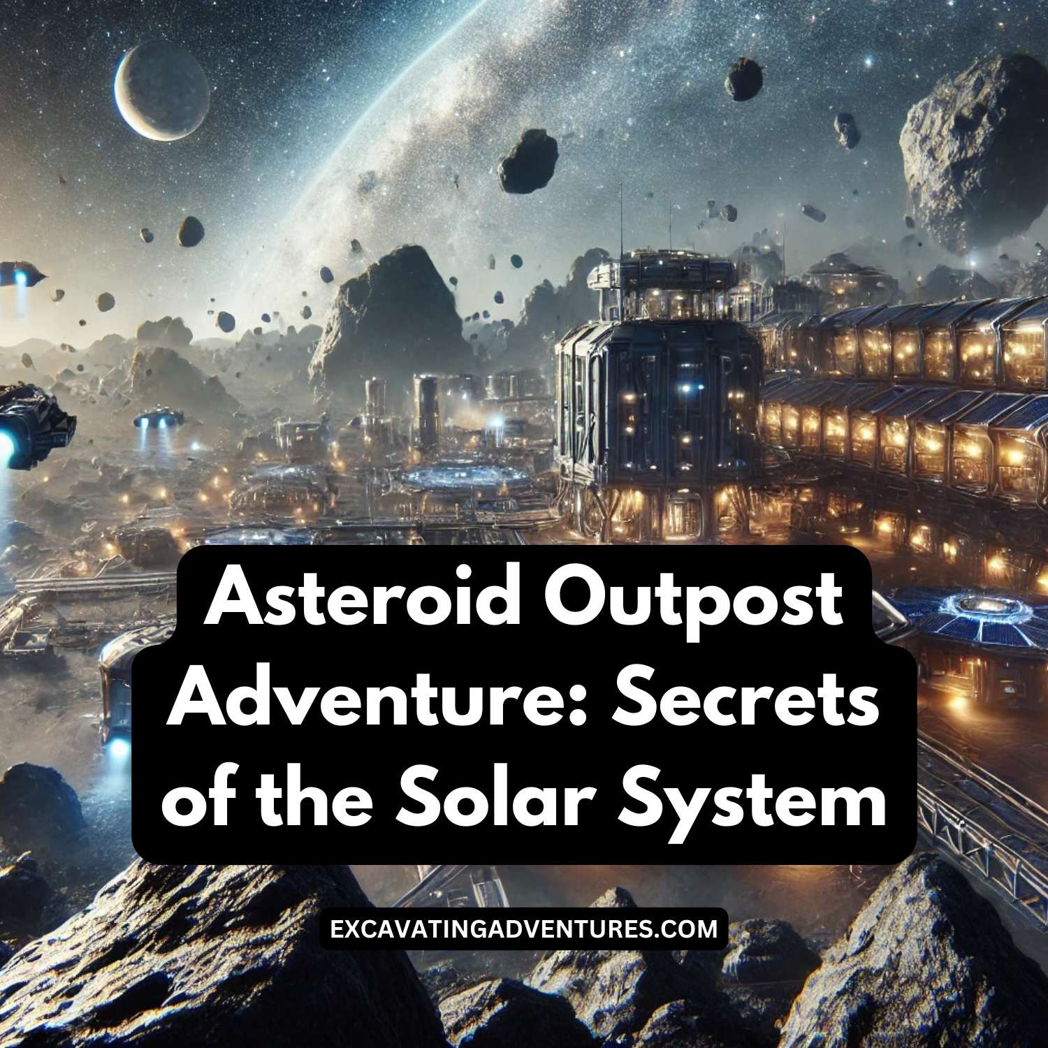 Asteroid Outpost Adventure: Secrets of the Solar System