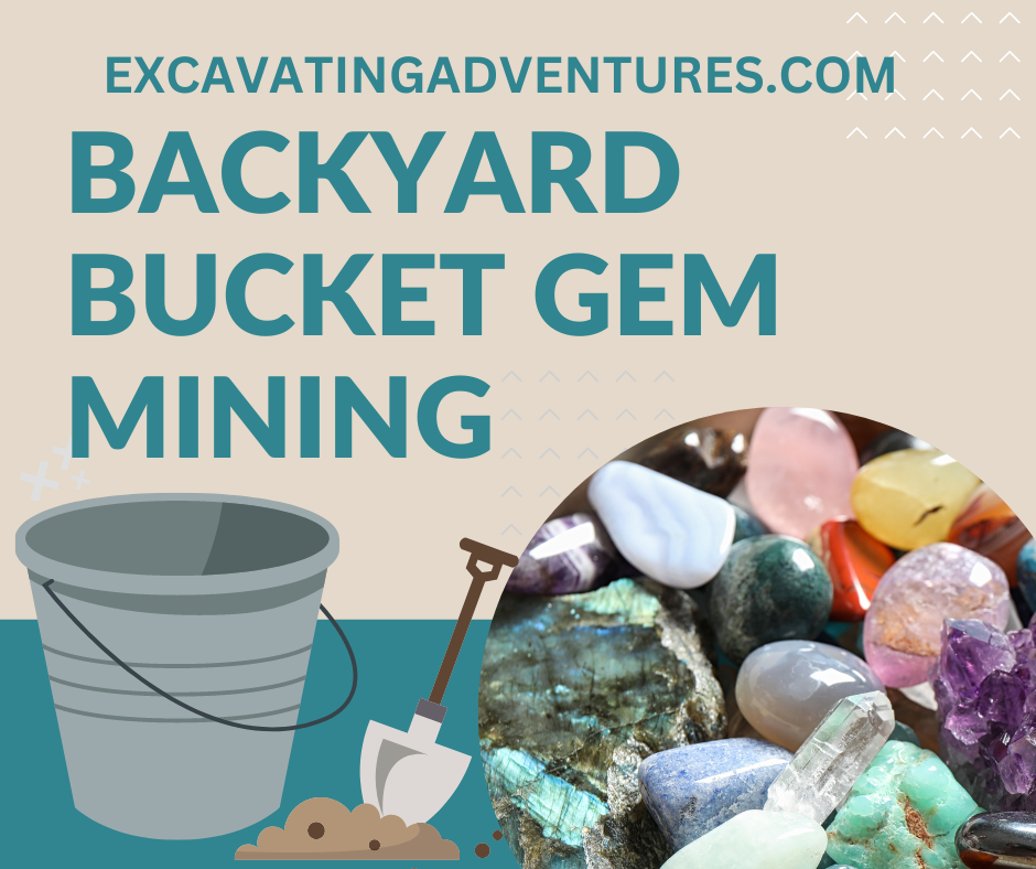 Learn how to do backyard bucket gem mining. 