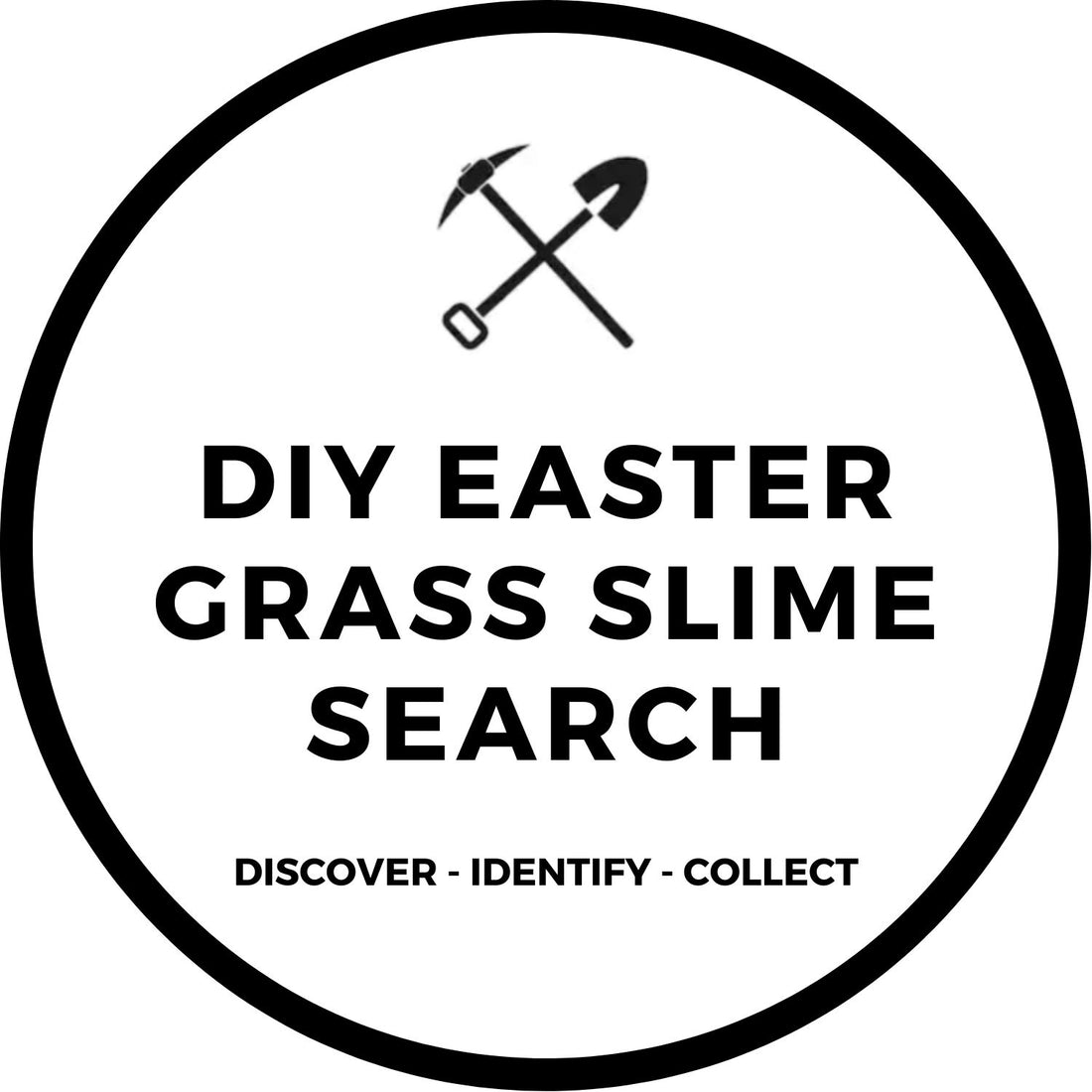 DIY EASTER GRASS SLIME SEARCH