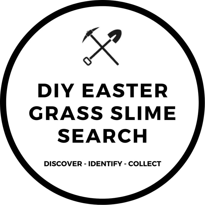 DIY EASTER GRASS SLIME SEARCH
