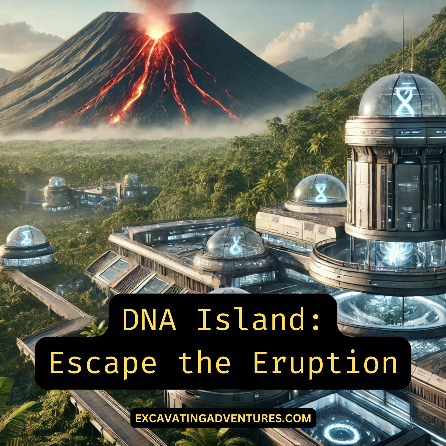 DNA Island: Escape the Eruption