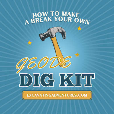 How to Make a Break Your Own Geode Dig Kit