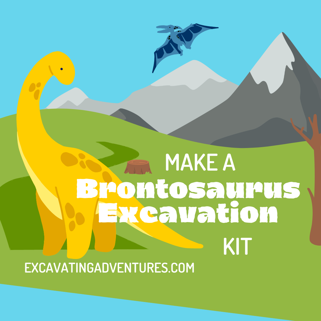 This post provides a tutorial on making a Brontosaurus Excavation Kit, including materials needed and step-by-step instructions, along with fun facts about Brontosaurus.