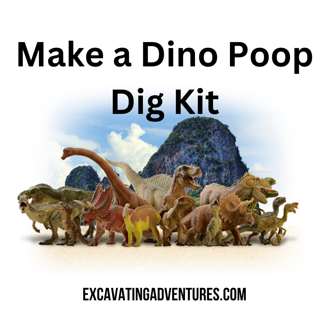 Unlock the wonders of paleontology and ignite curiosity with the Dino Poop Dig Kit, as you excavate and discover real fossilized coprolite, providing a hands-on educational experience like no other.