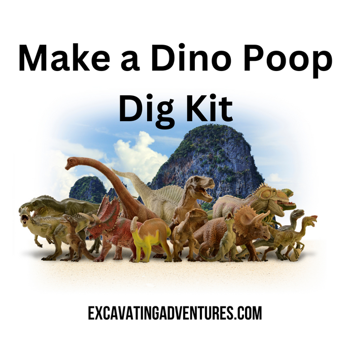 Make a Dino Poop Dig Kit