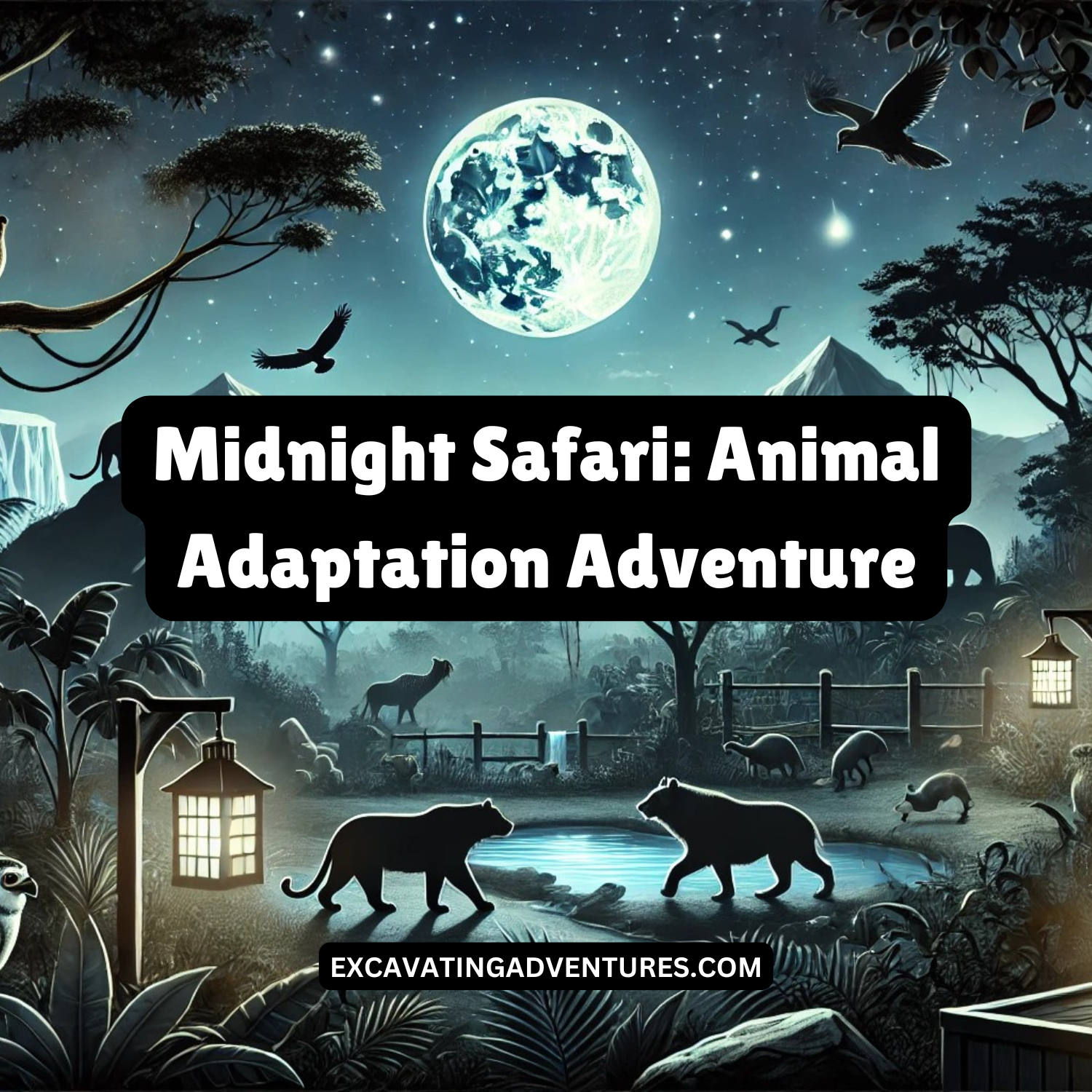 Midnight Safari: Animal Adaptation Adventure