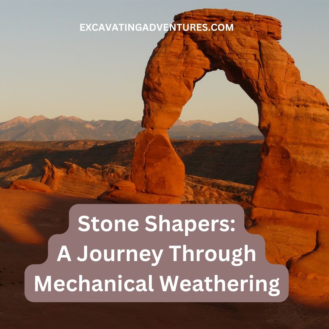 Mechanical weathering, like rock-breaking magic tricks, happens when nature's forces and even people help rocks break into smaller pieces!