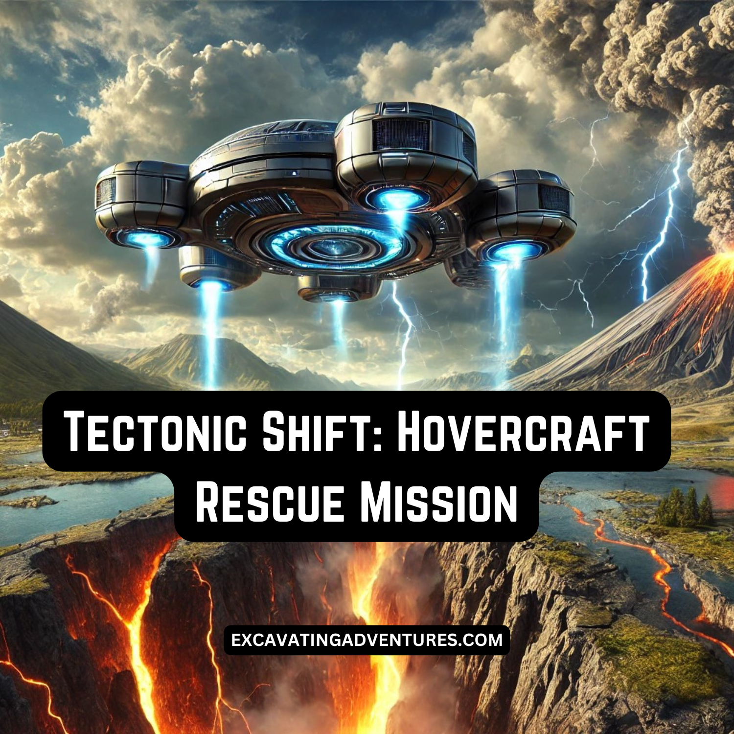 Tectonic Shift: Hovercraft Rescue Mission