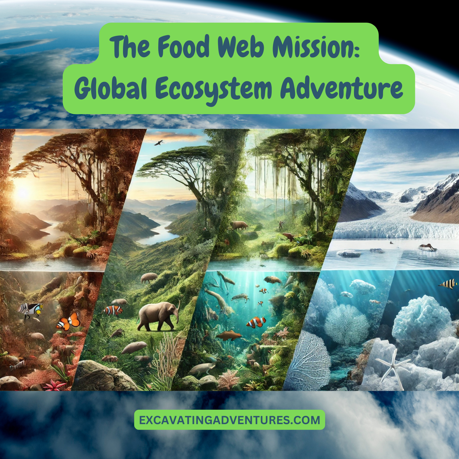 The Food Web Mission: Global Ecosystem Adventure