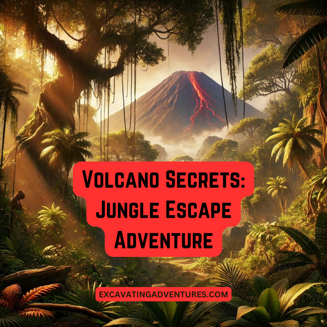 Volcano Secrets: Jungle Escape Adventure