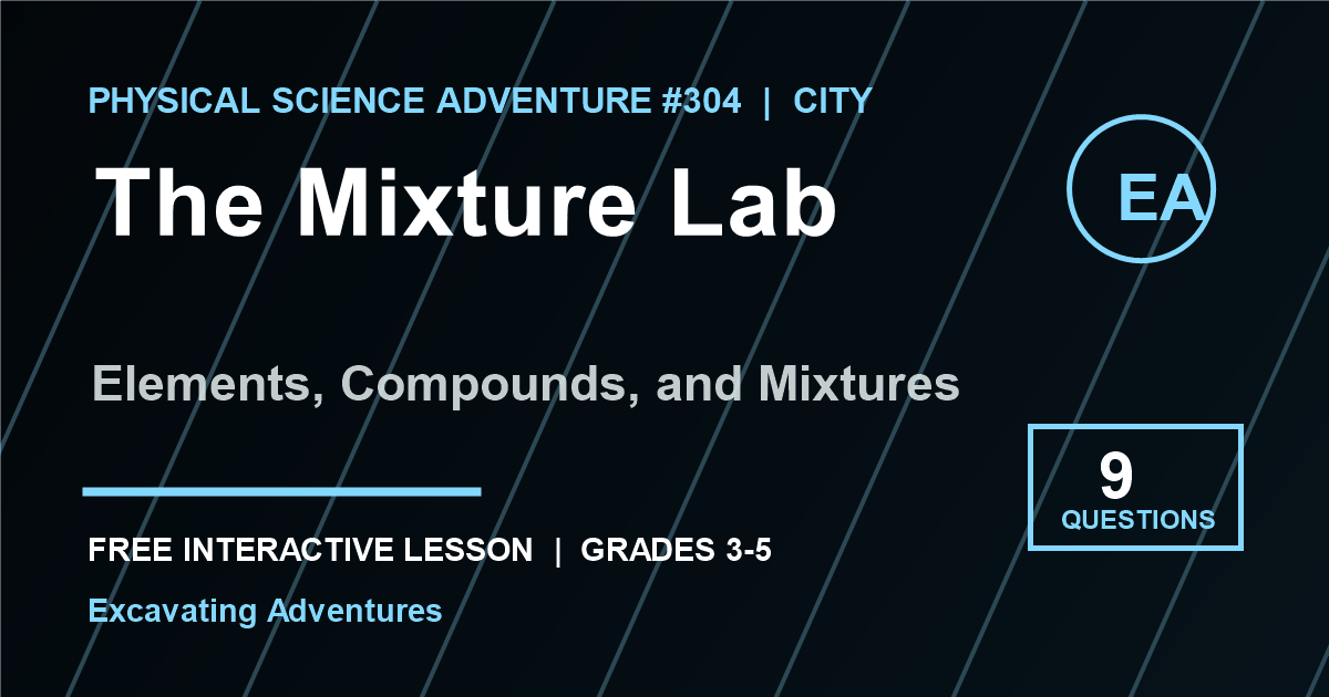 The Mixture Lab: Elements, Compounds, and Mixtures Adventure
