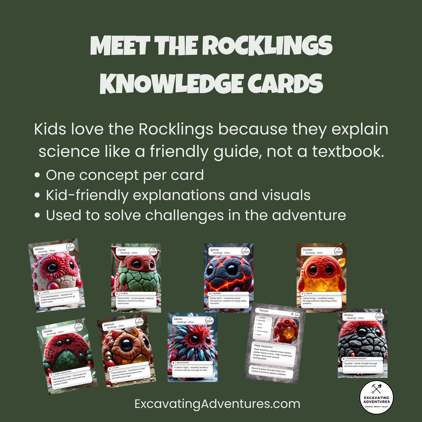 Escape from Everest - Rocklings: Rocks & Minerals Adventure