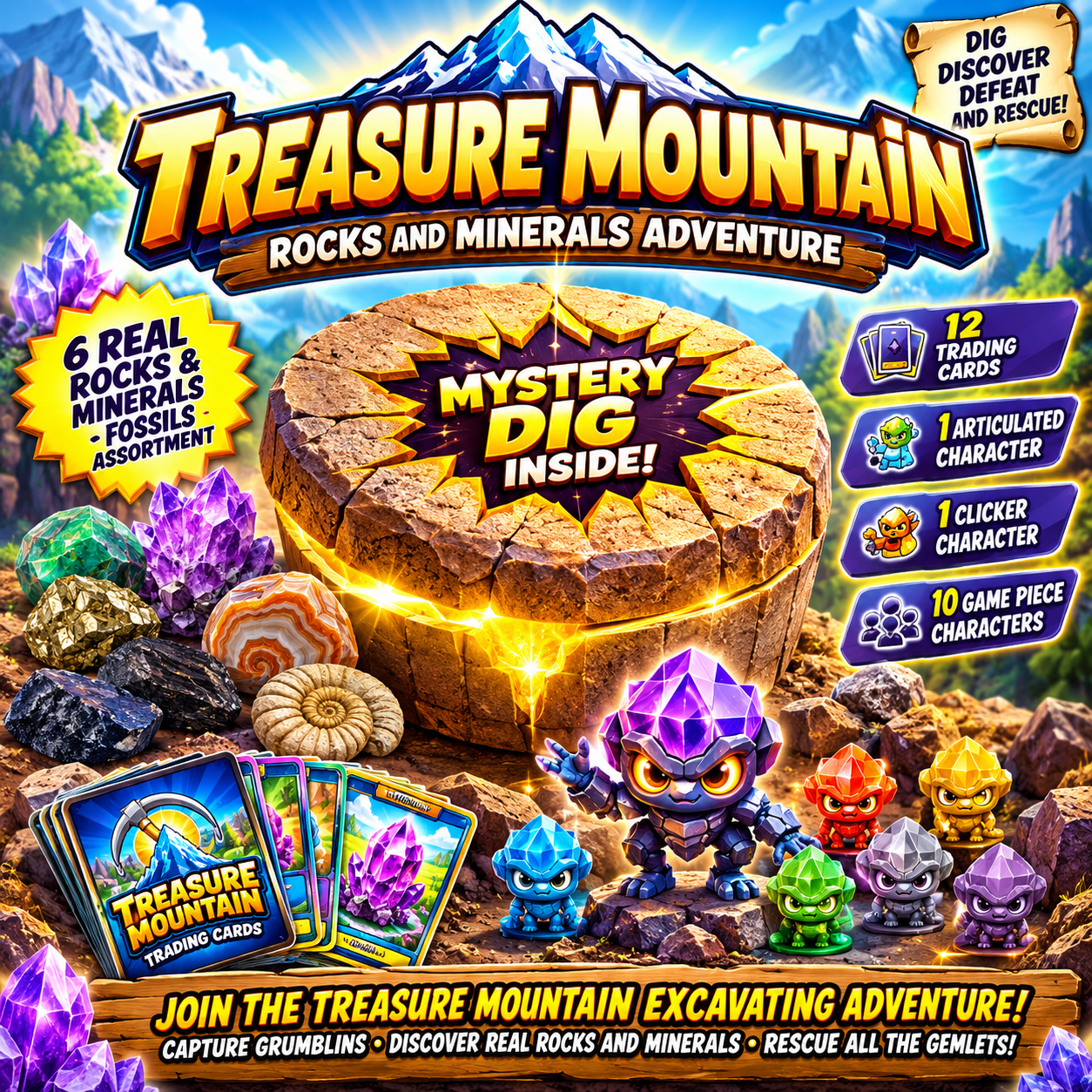 Treasure Mountain: Rocks and Minerals Adventure