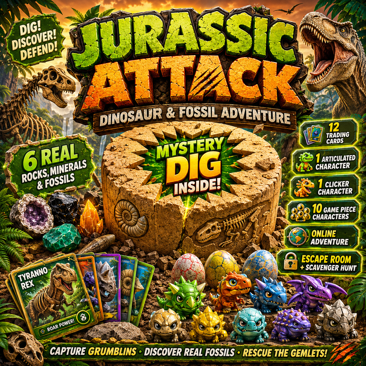 Jurassic Attack: Dinosaur and Fossil Adventure