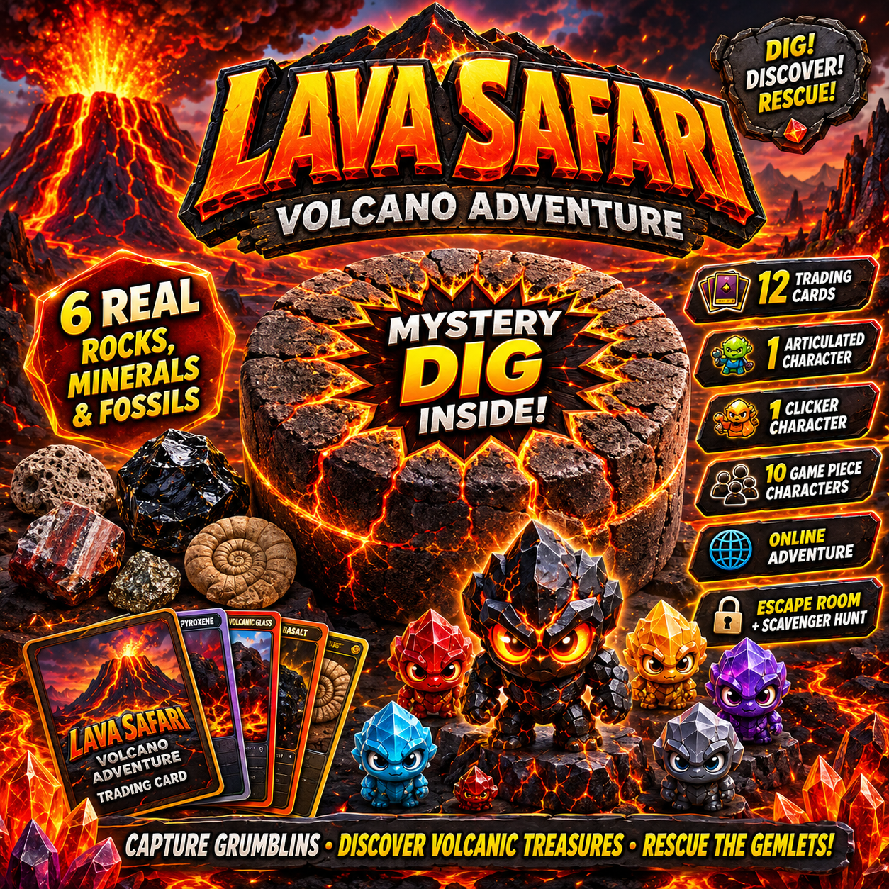 Lava Safari: Volcano Adventure