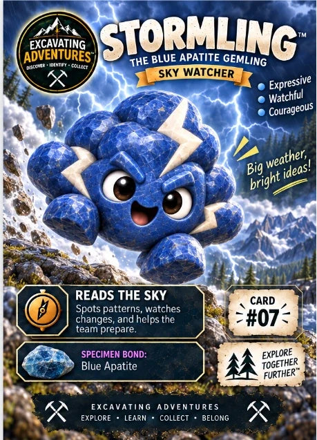Stormling character card artwork. Illustration reference; see the listed kit contents.