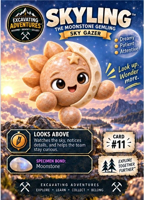 Skyling character card artwork. Illustration reference; see the listed kit contents.
