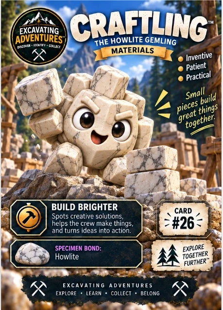 Craftling character card artwork. Illustration reference; see the listed kit contents.