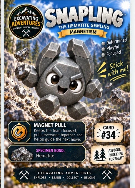 Snapling character card artwork. Illustration reference; see the listed kit contents.