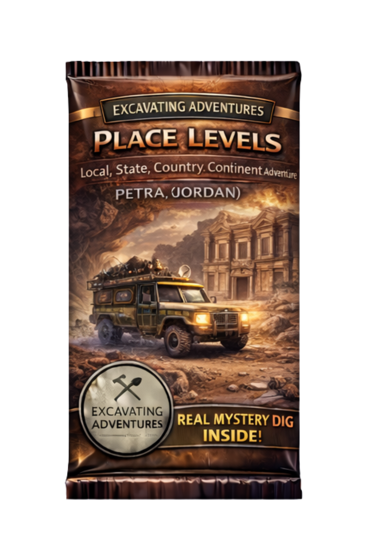 Place Levels – Local, State, Country, Continent Adventure – Petra (Jordan)