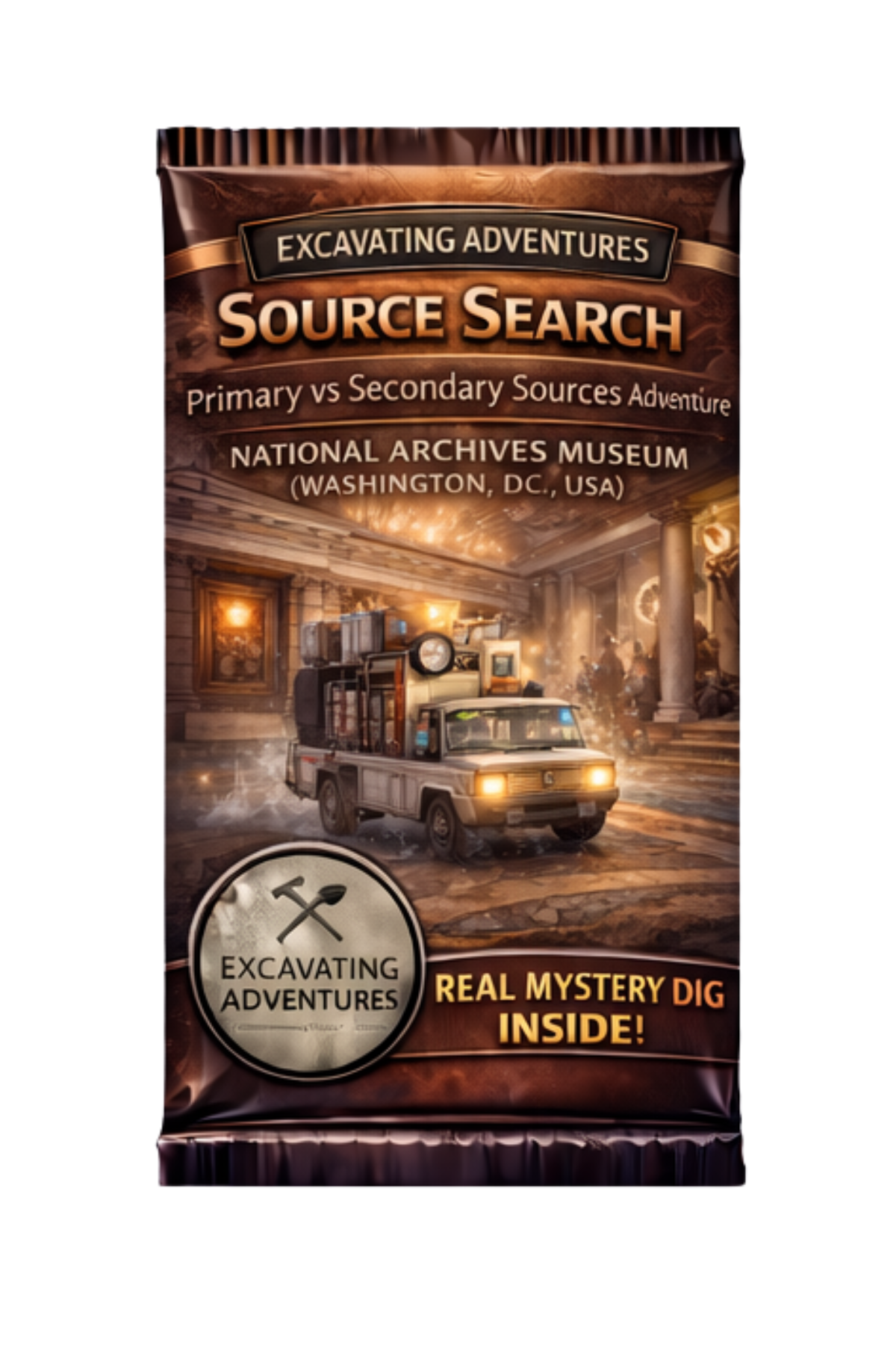 Source Search – Primary vs Secondary Sources Adventure – National Archives Museum (Washington, D.C., USA)
