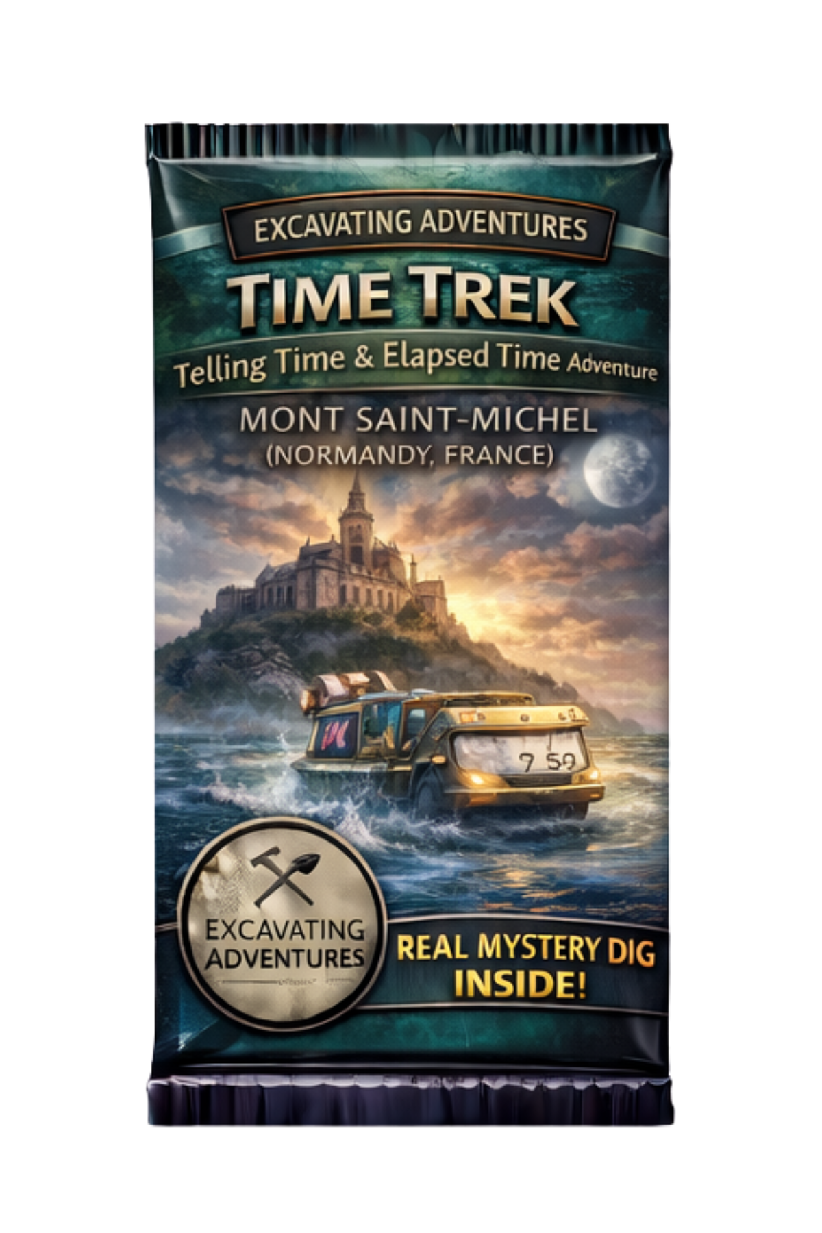 Time Trek – Time: Telling Time & Elapsed Time Adventure – Mont Saint-Michel (France)