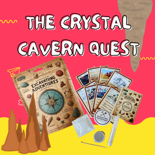 The Crystal Cavern Quest – Rocks & Minerals Adventure Kit